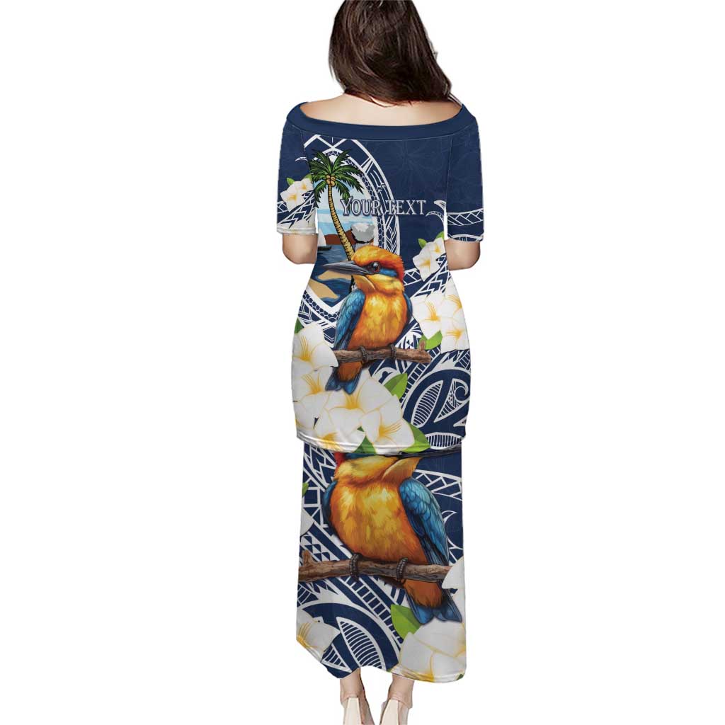 Hafa Adai Guam Puletasi Sihek Guam Kingfisher with Guasali