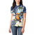 Hafa Adai Guam Women Polo Shirt Sihek Guam Kingfisher with Guasali