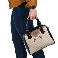 Aloha Hawaii Cowboys Paniolo Shoulder Handbag Beige Palaka - Polynesian Pride