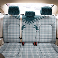 Aloha Hawaii Cowboys Paniolo Back Car Seat Cover Teal Palaka - Polynesian Pride