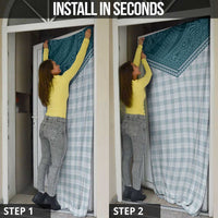 Aloha Hawaii Cowboys Paniolo Door Cover Teal Palaka - Polynesian Pride