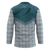 Aloha Hawaii Cowboys Paniolo Hockey Jersey Teal Palaka - Polynesian Pride