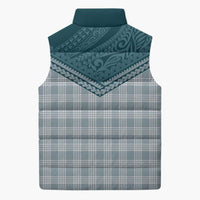 Aloha Hawaii Cowboys Paniolo Sleeveless Puffer Jacket Teal Palaka - Polynesian Pride