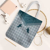 Aloha Hawaii Cowboys Paniolo Tote Bag Teal Palaka - Polynesian Pride