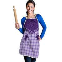Aloha Hawaii Cowboys Paniolo Apron Violet Palaka - Polynesian Pride