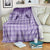 Aloha Hawaii Cowboys Paniolo Blanket Violet Palaka - Polynesian Pride