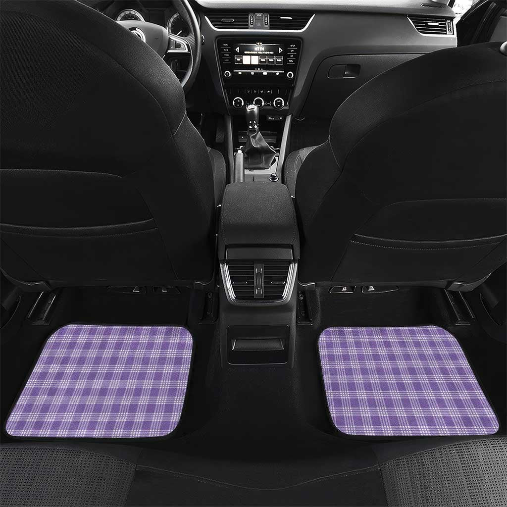Aloha Hawaii Cowboys Paniolo Car Mats Violet Palaka - Polynesian Pride