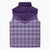 Aloha Hawaii Cowboys Paniolo Sleeveless Puffer Jacket Violet Palaka - Polynesian Pride