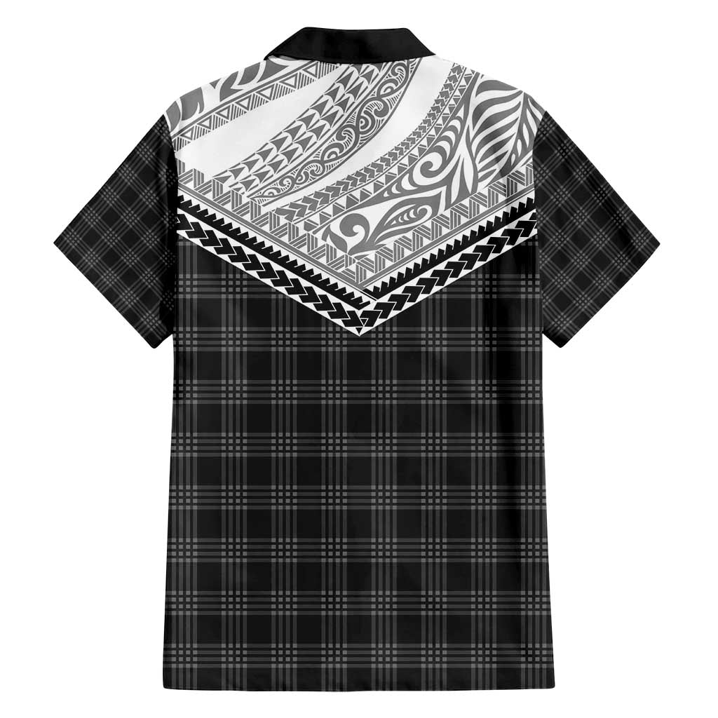 Aloha Hawaii Cowboys Paniolo Family Matching Tank Maxi Dress and Hawaiian Shirt Black Palaka - Polynesian Pride