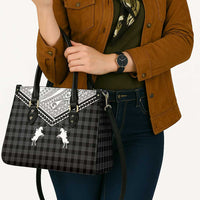 Aloha Hawaii Cowboys Paniolo Leather Bag Black Palaka - Polynesian Pride