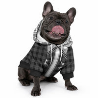 Aloha Hawaii Cowboys Paniolo Pet Hoodie Black Palaka