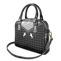Aloha Hawaii Cowboys Paniolo Shoulder Handbag Black Palaka - Polynesian Pride