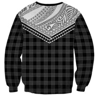 Aloha Hawaii Cowboys Paniolo Sweatshirt Black Palaka - Polynesian Pride