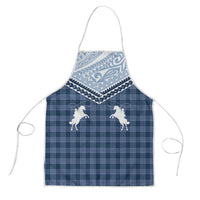 Aloha Hawaii Cowboys Paniolo Apron Navy Blue Palaka - Polynesian Pride