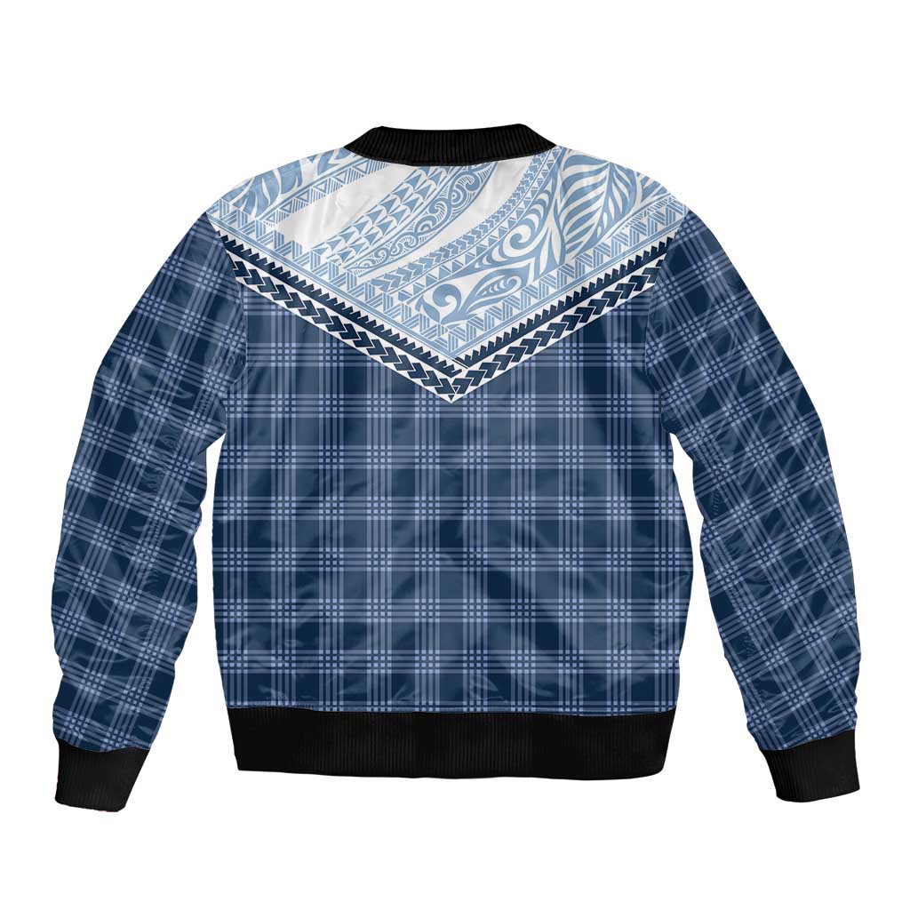 Aloha Hawaii Cowboys Paniolo Bomber Jacket Navy Blue Palaka LT7 - Polynesian Pride