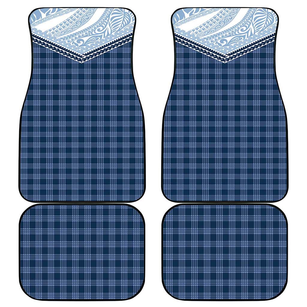 Aloha Hawaii Cowboys Paniolo Car Mats Navy Blue Palaka - Polynesian Pride