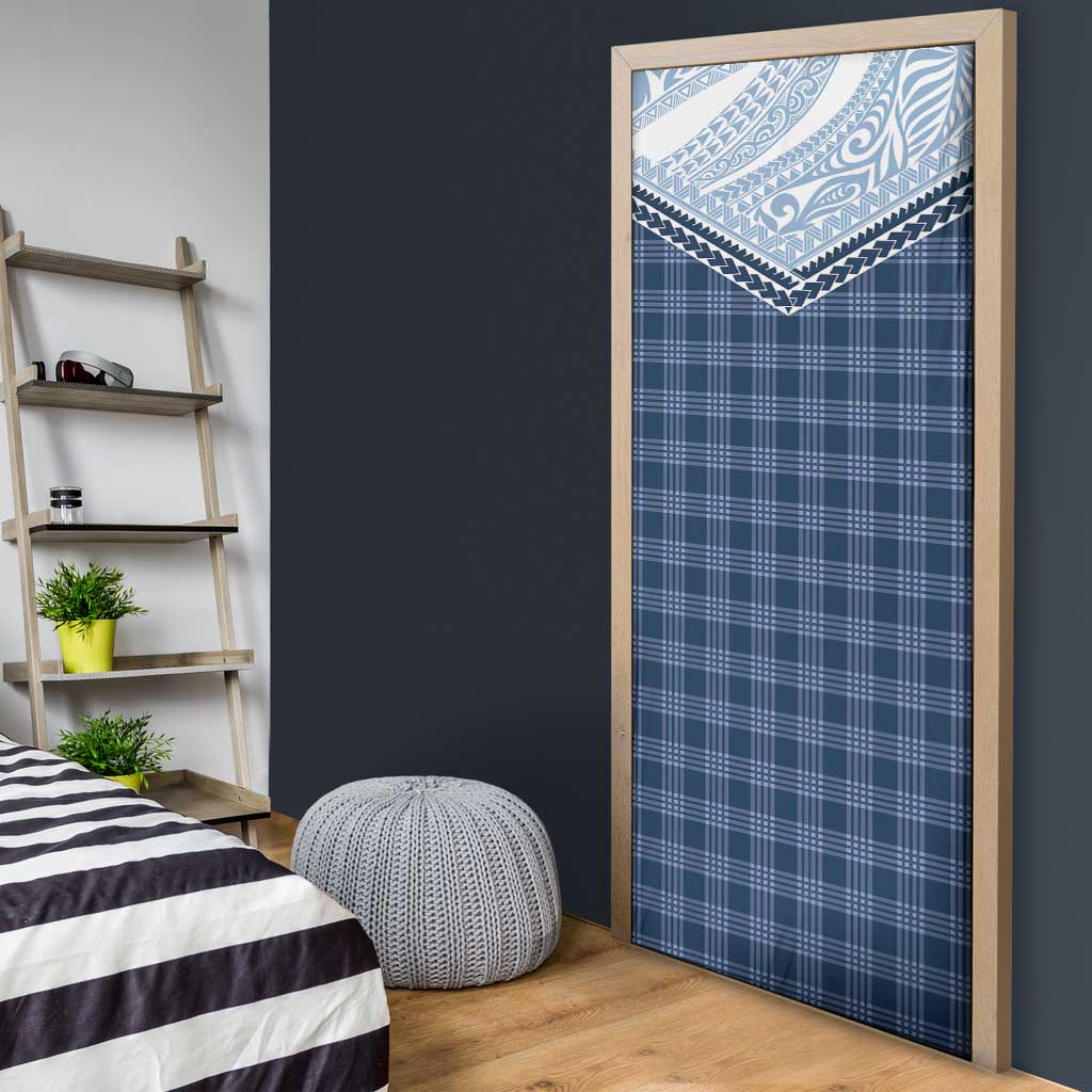 Aloha Hawaii Cowboys Paniolo Door Cover Navy Blue Palaka - Polynesian Pride