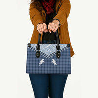 Aloha Hawaii Cowboys Paniolo Leather Bag Navy Blue Palaka - Polynesian Pride