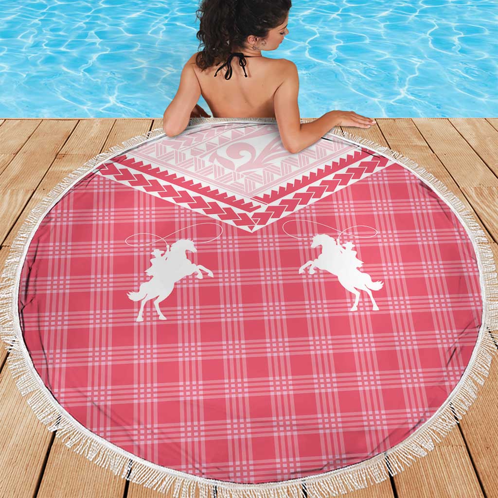 Aloha Hawaii Cowboys Paniolo Beach Blanket Rose Palaka LT7 - Polynesian Pride