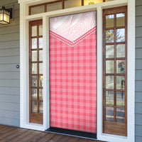 Aloha Hawaii Cowboys Paniolo Door Cover Rose Palaka - Polynesian Pride