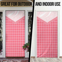 Aloha Hawaii Cowboys Paniolo Door Cover Rose Palaka - Polynesian Pride