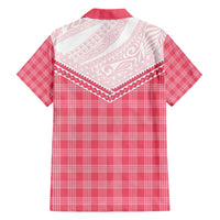 Aloha Hawaii Cowboys Paniolo Family Matching Long Sleeve Bodycon Dress and Hawaiian Shirt Rose Palaka - Polynesian Pride