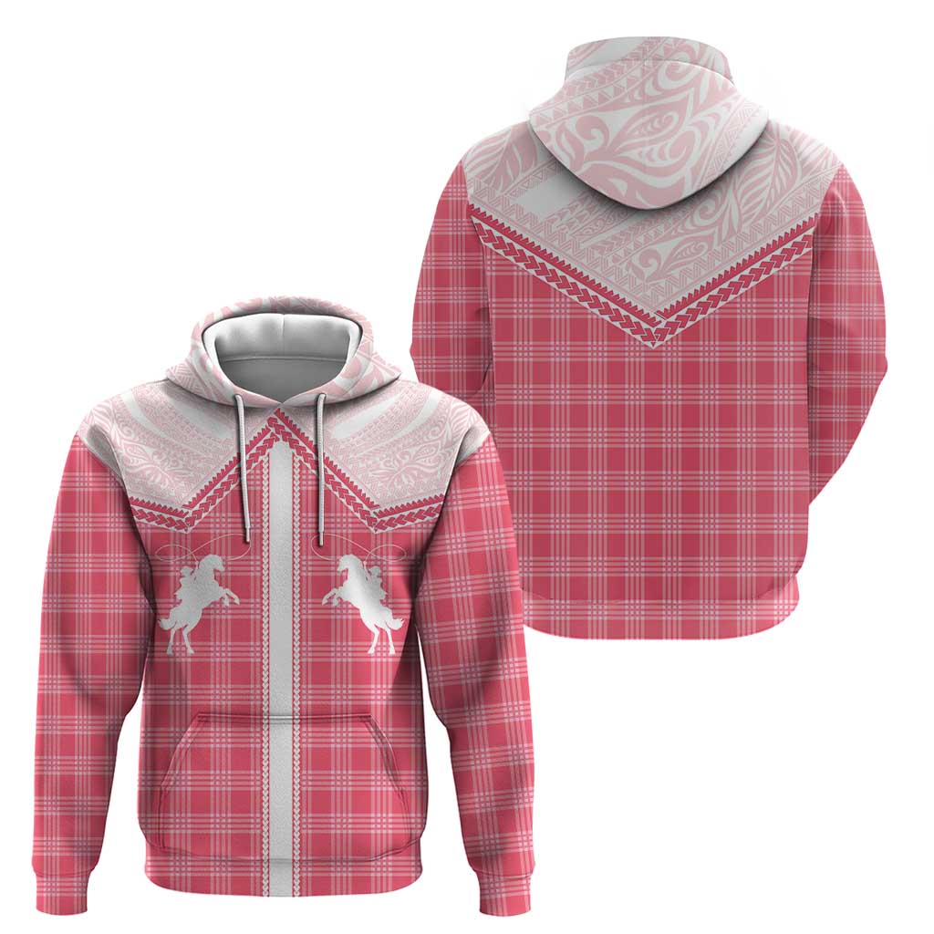 Aloha Hawaii Cowboys Paniolo Hoodie Rose Palaka - Polynesian Pride