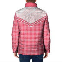 Aloha Hawaii Cowboys Paniolo Padded Jacket Rose Palaka - Polynesian Pride