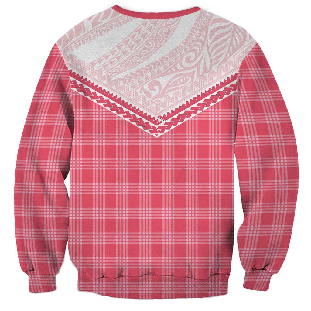 Aloha Hawaii Cowboys Paniolo Sweatshirt Rose Palaka - Polynesian Pride