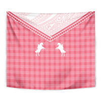 Aloha Hawaii Cowboys Paniolo Tapestry Rose Palaka - Polynesian Pride