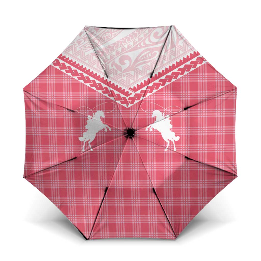 Aloha Hawaii Cowboys Paniolo Umbrella Rose Palaka - Polynesian Pride