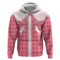 Aloha Hawaii Cowboys Paniolo Zip Hoodie Rose Palaka - Polynesian Pride