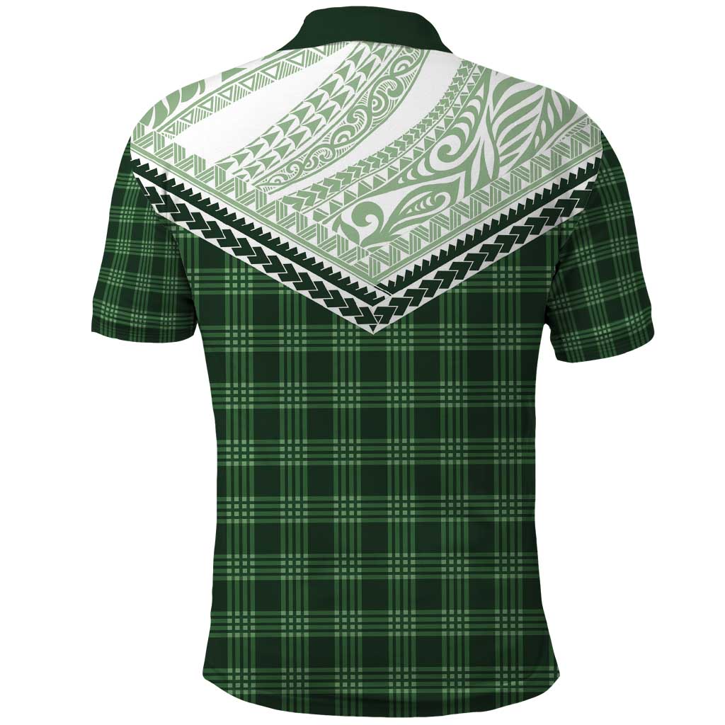 Aloha Hawaii Cowboys Paniolo Polo Shirt Forest Green Palaka - Polynesian Pride