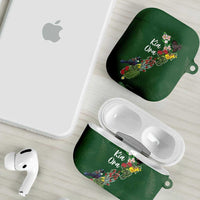 Kia Ora New Zealand Floral AirPods Case Sage Green - Polynesian Pride