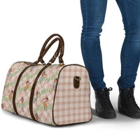 Beige Palaka Hula Girls Seamless Hawaii Aloha Travel Bag - Polynesian Pride