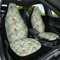 Mint Palaka Hula Girls Seamless Hawaii Aloha Car Seat Cover - Polynesian Pride