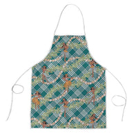 Teal Palaka Hula Girls Seamless Hawaii Aloha Apron - Polynesian Pride