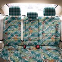 Teal Palaka Hula Girls Seamless Hawaii Aloha Back Car Seat Cover - Polynesian Pride