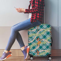Teal Palaka Hula Girls Seamless Hawaii Aloha Luggage Cover LT7 - Polynesian Pride