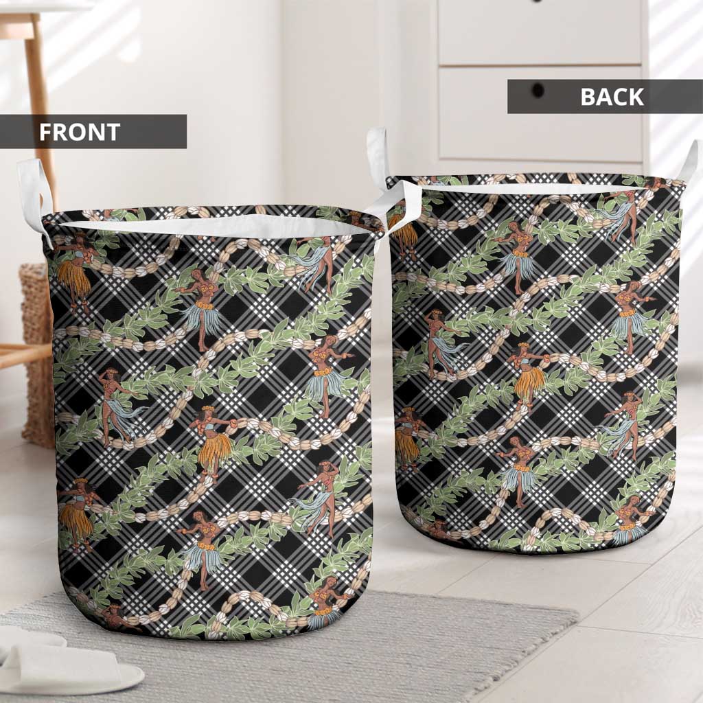 Sable Palaka Hula Girls Seamless Hawaii Aloha Laundry Basket LT7 - Polynesian Pride