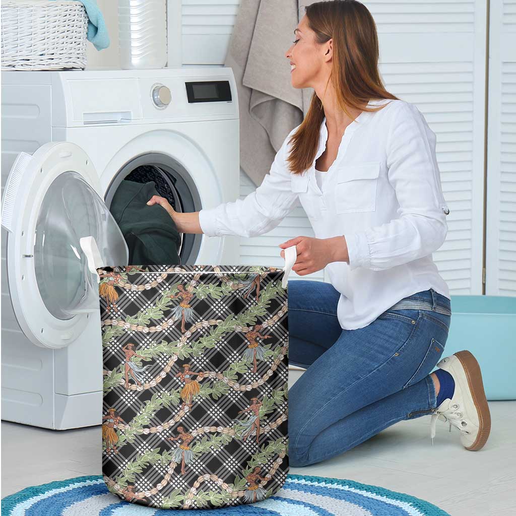 Sable Palaka Hula Girls Seamless Hawaii Aloha Laundry Basket LT7 - Polynesian Pride