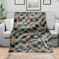 Sable Palaka Hula Girls Seamless Hawaii Aloha Blanket - Polynesian Pride
