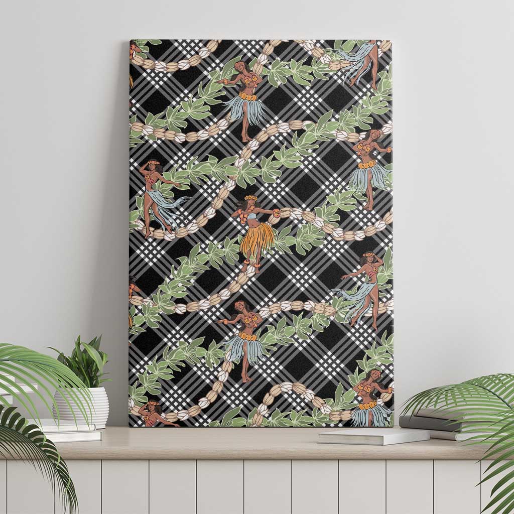 Sable Palaka Hula Girls Seamless Hawaii Aloha Canvas Wall Art - Polynesian Pride