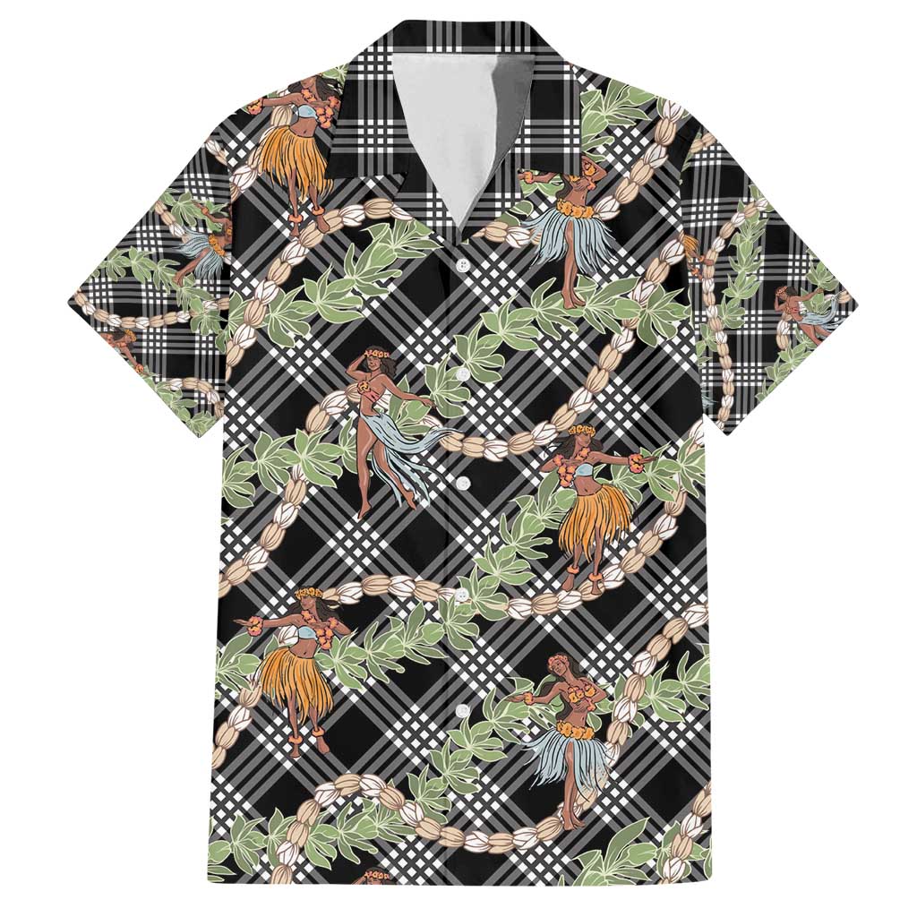 Sable Palaka Hula Girls Seamless Hawaii Aloha Family Matching Summer Maxi Dress and Hawaiian Shirt - Polynesian Pride