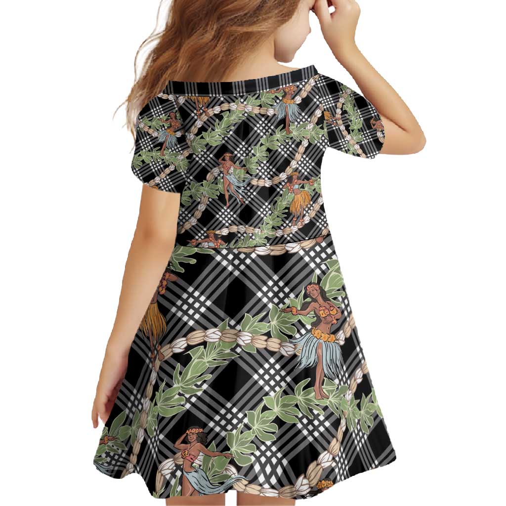 Sable Palaka Hula Girls Seamless Hawaii Aloha Family Matching Tank Maxi Dress and Hawaiian Shirt - Polynesian Pride