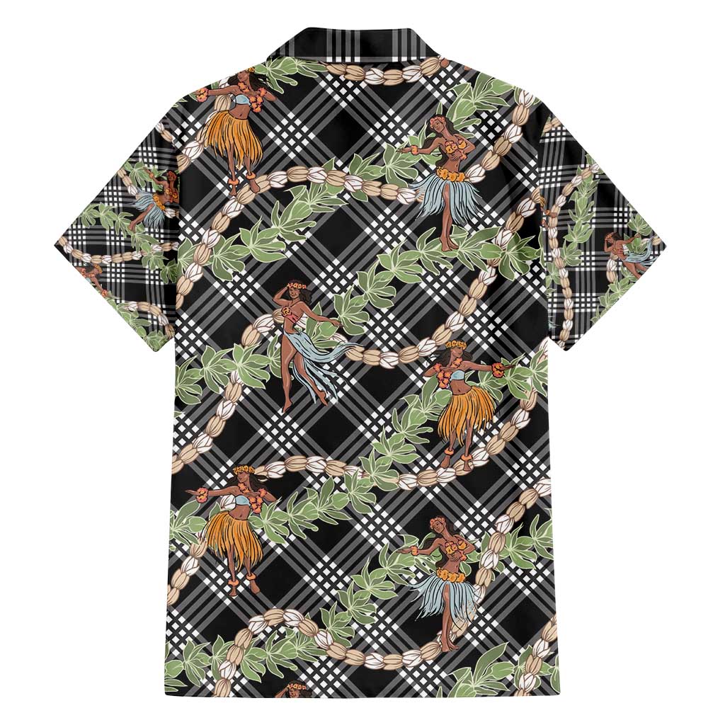 Sable Palaka Hula Girls Seamless Hawaii Aloha Family Matching Tank Maxi Dress and Hawaiian Shirt - Polynesian Pride