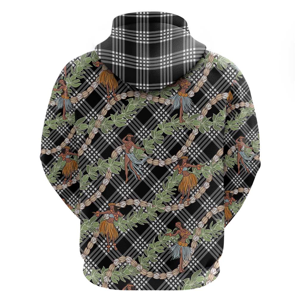 Sable Palaka Hula Girls Seamless Hawaii Aloha Hoodie - Polynesian Pride