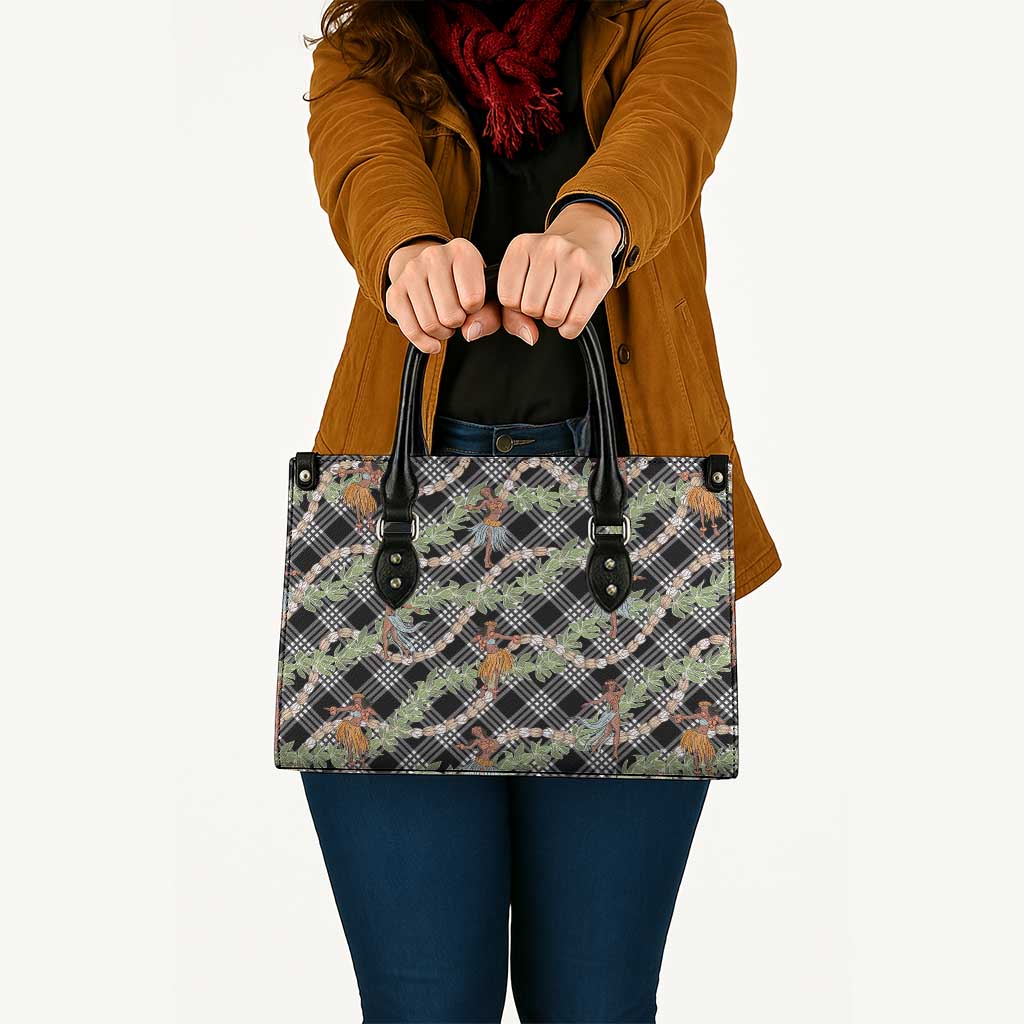 Sable Palaka Hula Girls Seamless Hawaii Aloha Leather Bag LT7 - Polynesian Pride