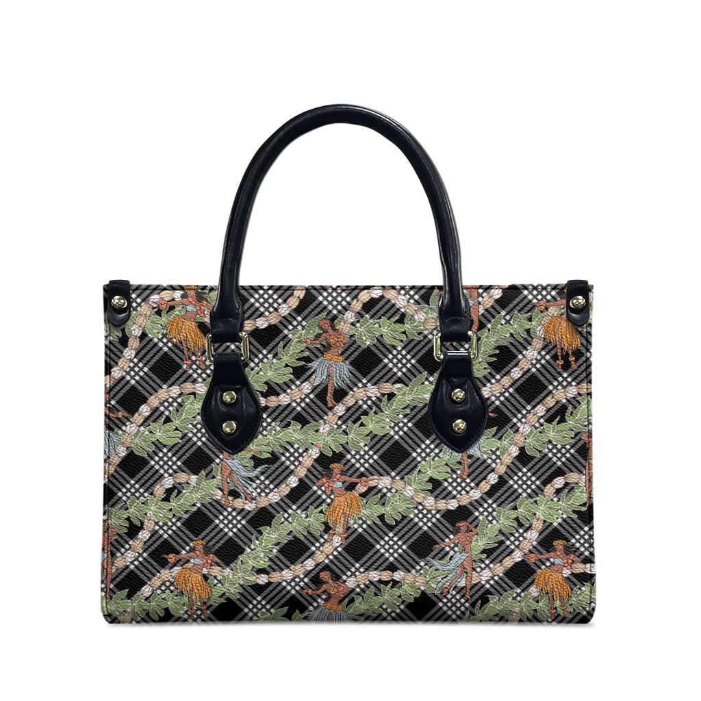 Sable Palaka Hula Girls Seamless Hawaii Aloha Leather Bag LT7 - Polynesian Pride