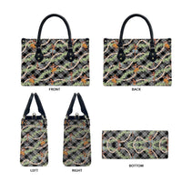Sable Palaka Hula Girls Seamless Hawaii Aloha Leather Bag LT7 - Polynesian Pride